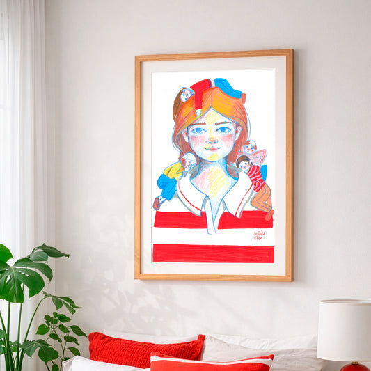 Póster Victoria de la Colección "Somos una"